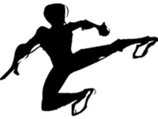 Sticker Custom Preview Image #123257 Sports Silhouettes Martial Arts07