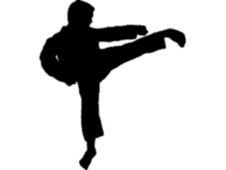 Sticker Custom Preview Image #123259 Sports Silhouettes Martial Arts09