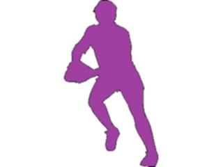 Sticker Custom Preview Image #123269 Sports Silhouettes Rugby Player2