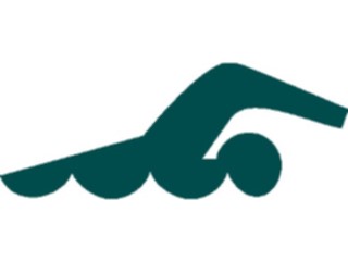Sticker Custom Preview Image #123316 Sports Silhouettes Swimming02