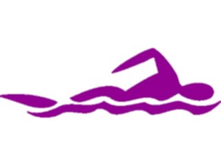 Sticker Custom Preview Image #123320 Sports Silhouettes Swimming06