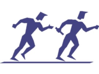 Sticker Custom Preview Image #123351 Sports Silhouettes T F Relay1