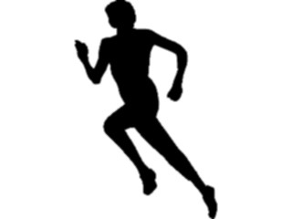 Sticker Custom Preview Image #123359 Sports Silhouettes T F Runner06