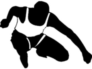 Sticker Custom Preview Image #123367 Sports Silhouettes T F Runner14