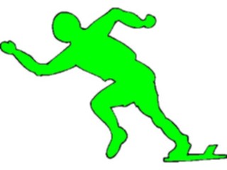 Sticker Custom Preview Image #123383 Sports Silhouettes T F Runner30