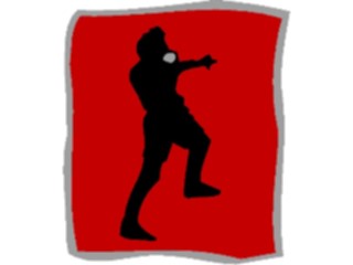 Sticker Custom Preview Image #123388 Sports Silhouettes T F Shot Put3