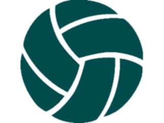 Sticker Custom Preview Image #123401 Sports Silhouettes Volleyball1