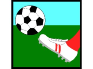 Sticker Custom Preview Image #123487 Sports Soccer Kicking Ball1