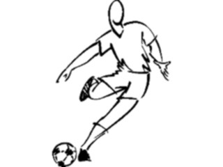 Sticker Custom Preview Image #123597 Sports Soccer Player Sketch