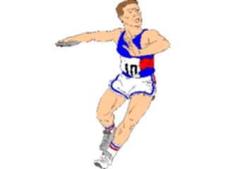 Sticker Custom Preview Image #123654 Sports Track Field Discus1