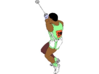 Sticker Custom Preview Image #123663 Sports Track Field Hammer Throwing1