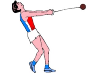 Sticker Custom Preview Image #123665 Sports Track Field Hammer Throwing3