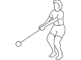 Sticker Custom Preview Image #123666 Sports Track Field Hammer Throwing4