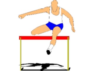 Sticker Custom Preview Image #123683 Sports Track Field Hurdles02