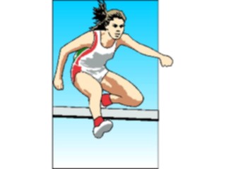 Sticker Custom Preview Image #123685 Sports Track Field Hurdles04