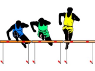 Sticker Custom Preview Image #123697 Sports Track Field Hurdles16