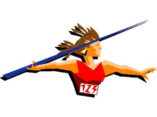 Sticker Custom Preview Image #123705 Sports Track Field Javelin6