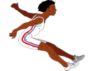 Sticker Custom Preview Image #123709 Sports Track Field Long Jump1