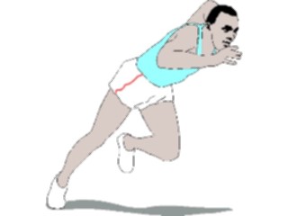 Sticker Custom Preview Image #123748 Sports Track Field Runner26