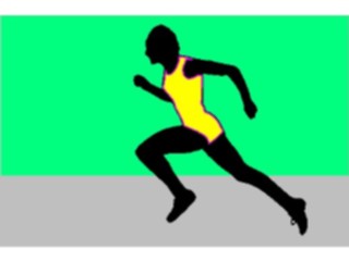 Sticker Custom Preview Image #123761 Sports Track Field Runner39