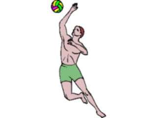 Sticker Custom Preview Image #123843 Sports Volleyball Beach Volleyball2