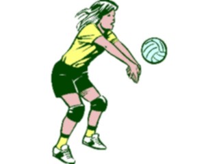 Sticker Custom Preview Image #123856 Sports Volleyball Player02