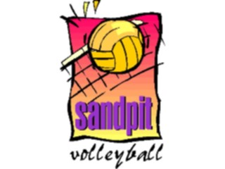 Sticker Custom Preview Image #123874 Sports Volleyball Sandpit Volleyball