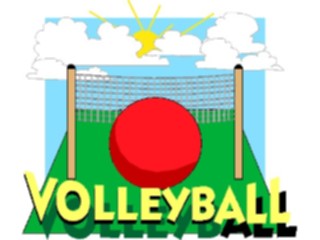 Sticker Custom Preview Image #123881 Sports Volleyball Volleyball Title