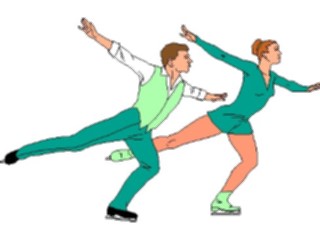 Sticker Custom Preview Image #124095 Sports Winter Sports Ice Skating02