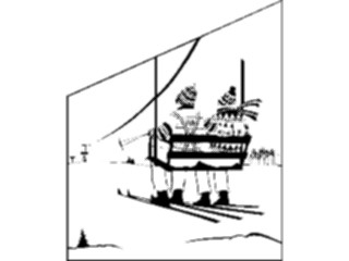 Sticker Custom Preview Image #124127 Sports Winter Sports Ski Lift1