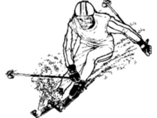 Sticker Custom Preview Image #124131 Sports Winter Sports Skier03