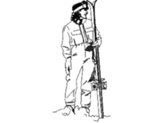 Sticker Custom Preview Image #124132 Sports Winter Sports Skier04