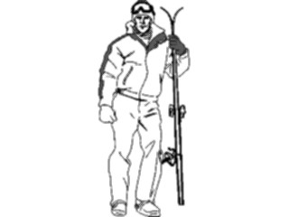 Sticker Custom Preview Image #124133 Sports Winter Sports Skier05