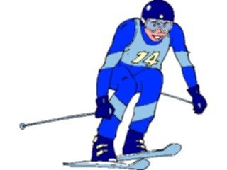 Sticker Custom Preview Image #124151 Sports Winter Sports Skier23