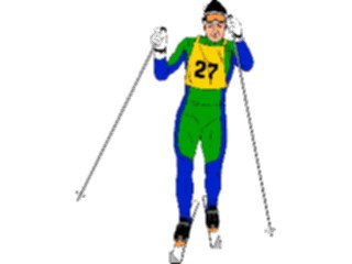 Sticker Custom Preview Image #124215 Sports Winter Sports Skiing Cross Country01