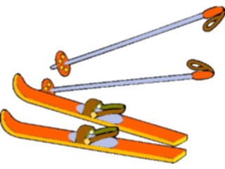 Sticker Custom Preview Image #124259 Sports Winter Sports Skis3