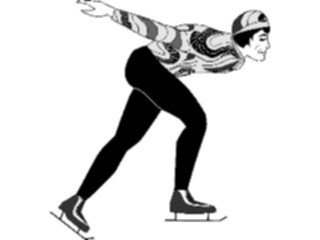 Sticker Custom Preview Image #124269 Sports Winter Sports Speed Skating07