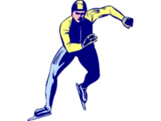 Sticker Custom Preview Image #124271 Sports Winter Sports Speed Skating09