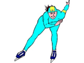 Sticker Custom Preview Image #124274 Sports Winter Sports Speed Skating12