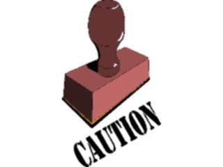 Sticker Custom Preview Image #124315 Stamps Rubber Stamps Caution