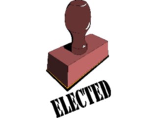 Sticker Custom Preview Image #124366 Stamps Rubber Stamps Elected