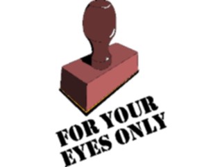 Sticker Custom Preview Image #124392 Stamps Rubber Stamps For Your Eyes Only