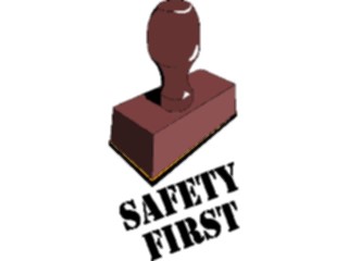 Sticker Custom Preview Image #124490 Stamps Rubber Stamps Safety First