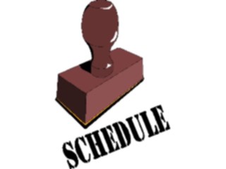 Sticker Custom Preview Image #124494 Stamps Rubber Stamps Schedule