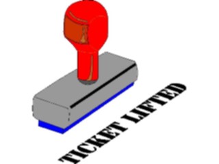 Sticker Custom Preview Image #124530 Stamps Rubber Stamps Ticket Lifted