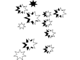 Sticker Custom Preview Image #124936 Stars Starbursts Bursts