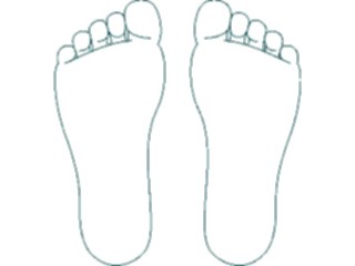 Sticker Custom Preview Image #125307 Symbols People Feet