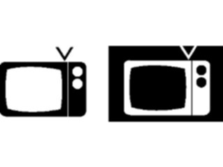 Sticker Custom Preview Image #125831 Symbols Symbols Television1