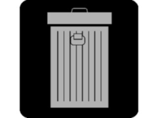 Sticker Custom Preview Image #125843 Symbols Symbols Trash Can2
