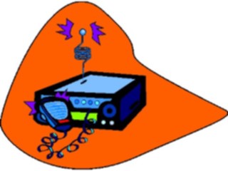 Sticker Custom Preview Image #125901 Technology Communication General C B Radio2